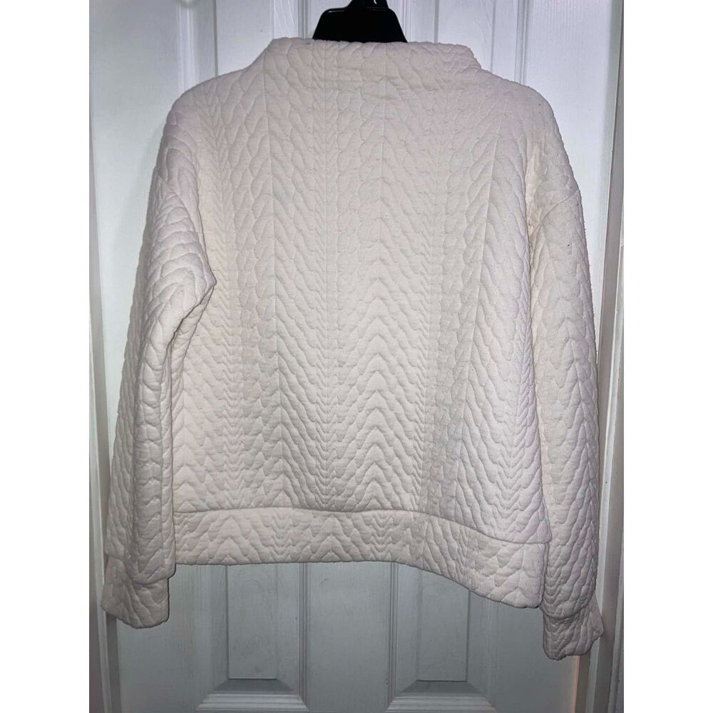 Small For the Republic White Sweater